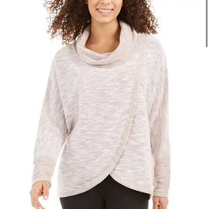 Calvin Klein Cowl Neck Tulip-Hem Pullover